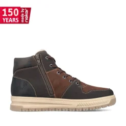 Rieker Herren Schnürstiefel mokkabraun