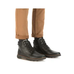 Rieker Herren Schnürstiefel mitternachtsschwarz