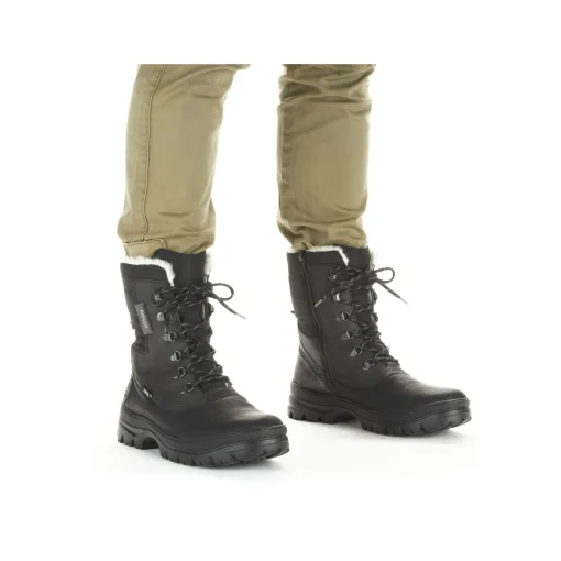 Rieker Herren Schnürstiefel urbanschwarz