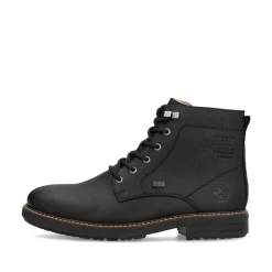 Rieker Herren Schnürstiefel urbanschwarz