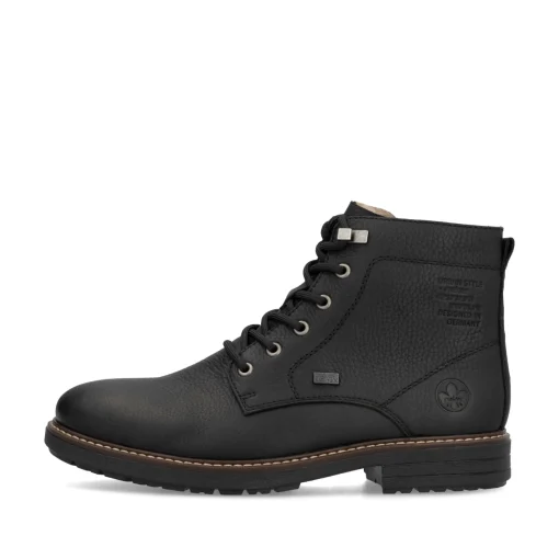 Rieker Herren Schnürstiefel urbanschwarz