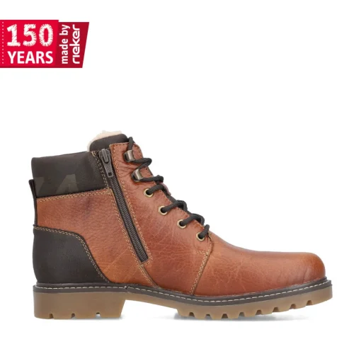 Rieker Herren Schnürstiefel karamellbraun