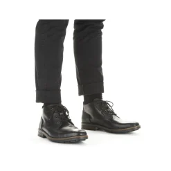 Rieker Herren Schnürstiefel nachtschwarz