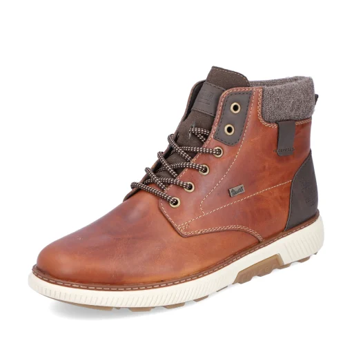 Rieker Herren Schnürstiefel karamellbraun