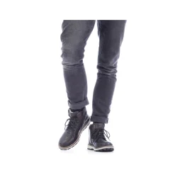 Rieker Herren Schnürstiefel asphaltschwarz