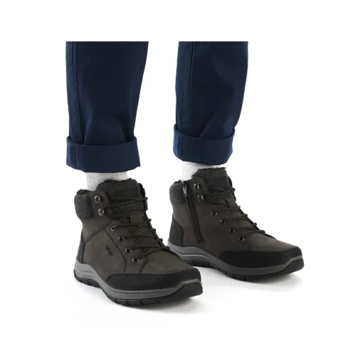 Rieker Herren Schnürstiefel holzbraun