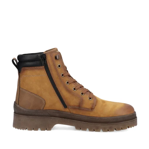 Rieker Herren Schnürstiefel wood brown