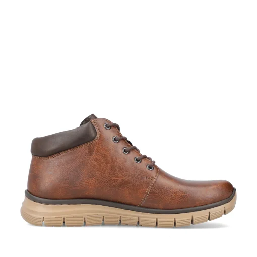 Rieker Herren Schnürstiefel nussbraun