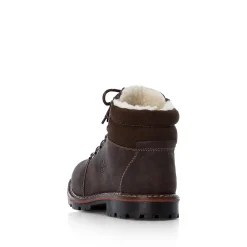 Rieker Herren Schnürstiefel tabakbraun