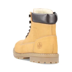 Rieker Herren Schnürstiefel goldgelb