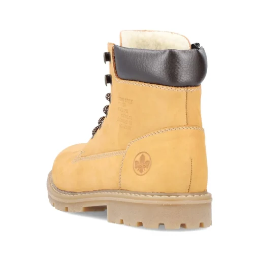 Rieker Herren Schnürstiefel goldgelb