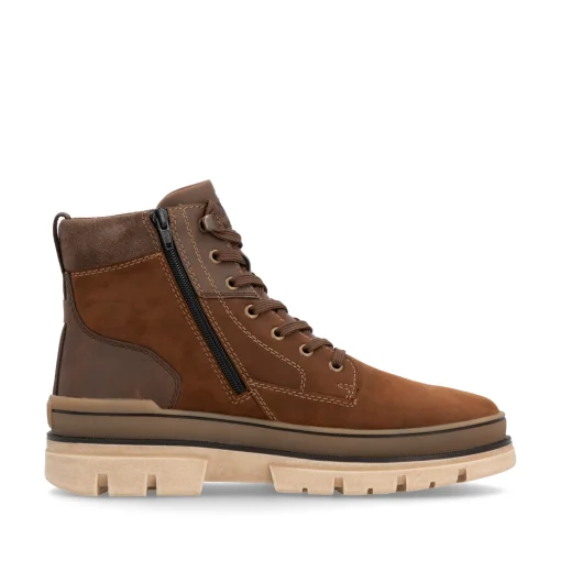 Rieker Herren Schnürstiefel nussbraun