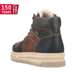 Rieker Herren Schnürstiefel mokkabraun