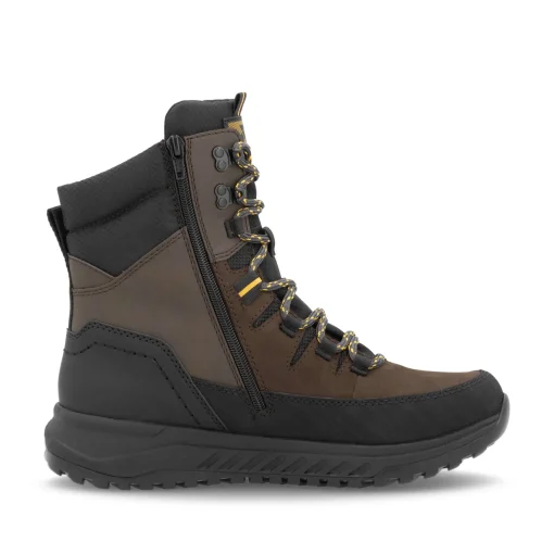 Rieker Herren Schnürstiefel holzbraun-schwarz