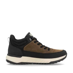 Rieker Herren Schnürstiefel nougatbraun-schwarz