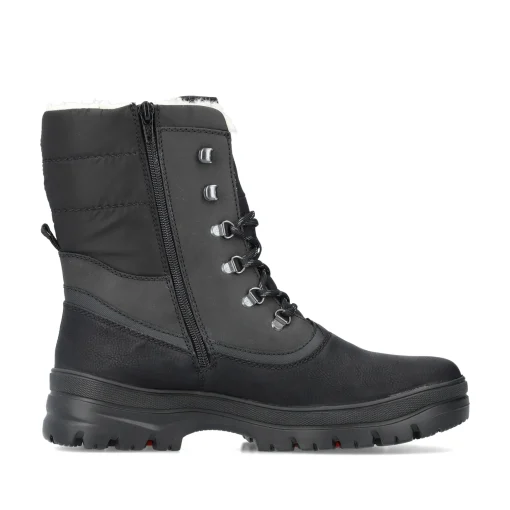 Rieker Herren Schnürstiefel urbanschwarz