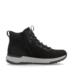 Rieker Herren Schnürstiefel graphitschwarz