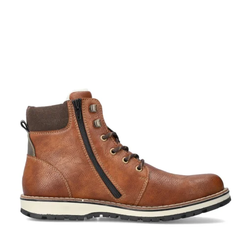 Rieker Herren Schnürstiefel karamellbraun