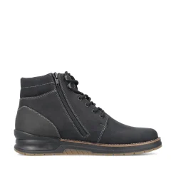 Rieker Herren Schnürstiefel urbanschwarz