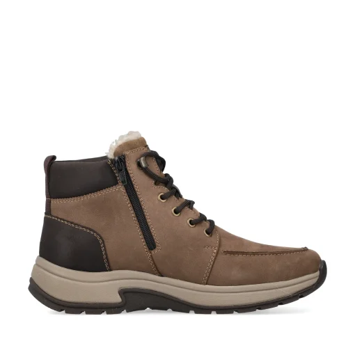 Rieker Herren Schnürstiefel beigebraun