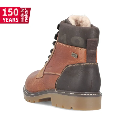Rieker Herren Schnürstiefel karamellbraun