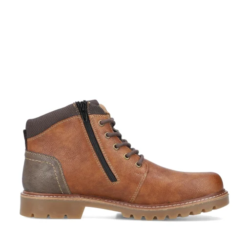 Rieker Herren Schnürstiefel karamellbraun