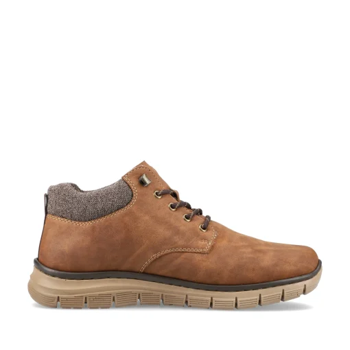 Rieker Herren Schnürstiefel holzbraun