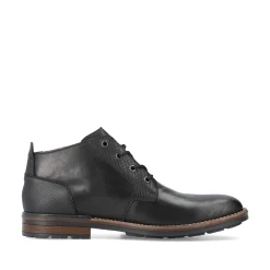 Rieker Herren Schnürstiefel nachtschwarz