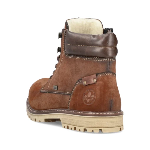Rieker Herren Schnürstiefel kastanienbraun