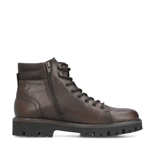 Rieker Herren Schnürstiefel schokobraun