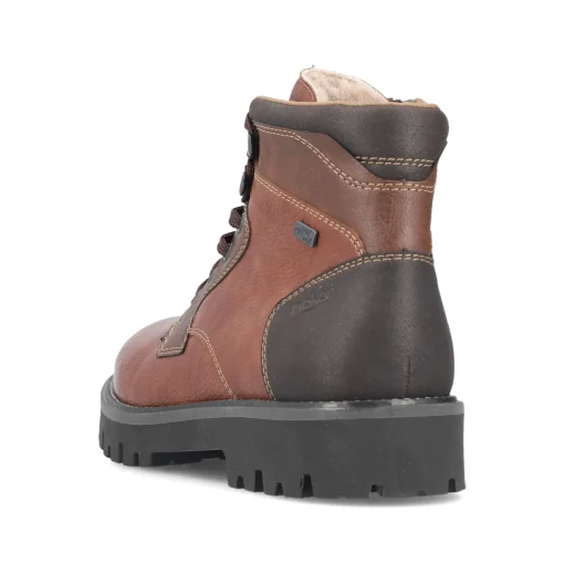 Rieker Herren Schnürstiefel fuchsbraun
