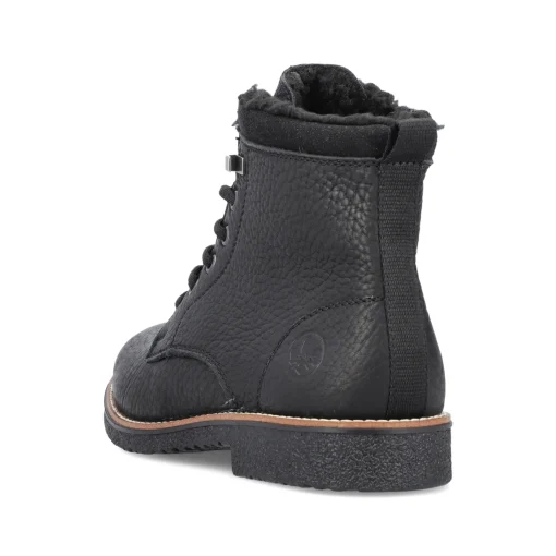 Rieker Herren Schnürstiefel graphitschwarz