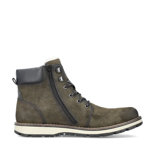 Rieker Herren Schnürstiefel olivgrün