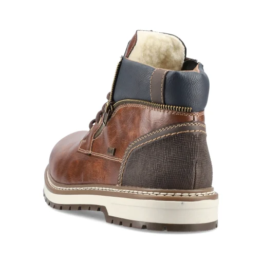 Rieker Herren Schnürstiefel kastanienbraun