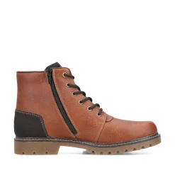 Rieker Herren Schnürstiefel fuchsbraun