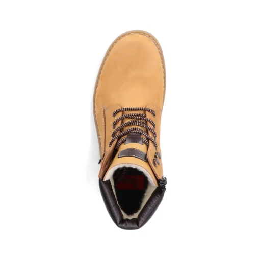 Rieker Herren Schnürstiefel goldgelb