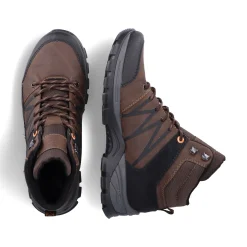 Rieker Herren Schnürstiefel nussbraun