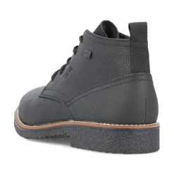 Rieker Herren Schnürstiefel graphitschwarz