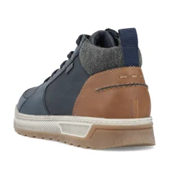Rieker Herren Schnürstiefel atlantikblau