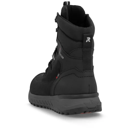 Rieker Herren Schnürstiefel urbanschwarz