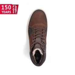 Rieker Herren Schnürstiefel mokkabraun