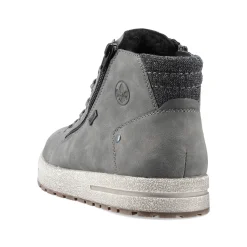 Rieker Herren Schnürstiefel stahlgrau