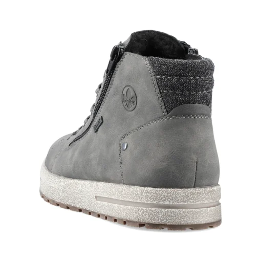 Rieker Herren Schnürstiefel stahlgrau