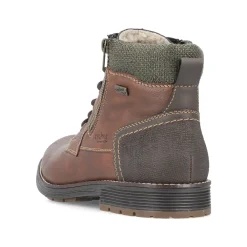 Rieker Herren Schnürstiefel holzbraun