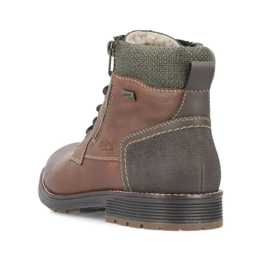 Rieker Herren Schnürstiefel holzbraun