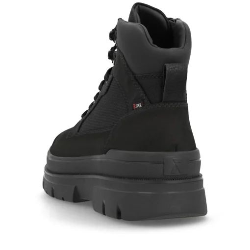 Rieker Herren Schnürstiefel asphaltschwarz
