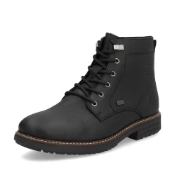 Rieker Herren Schnürstiefel urbanschwarz