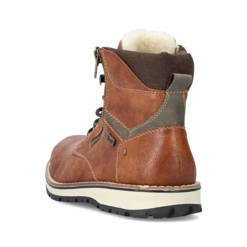 Rieker Herren Schnürstiefel karamellbraun