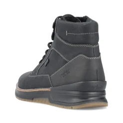 Rieker Herren Schnürstiefel urbanschwarz