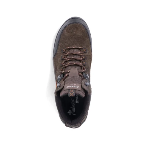 Rieker Herren Schnürstiefel kaffeebraun